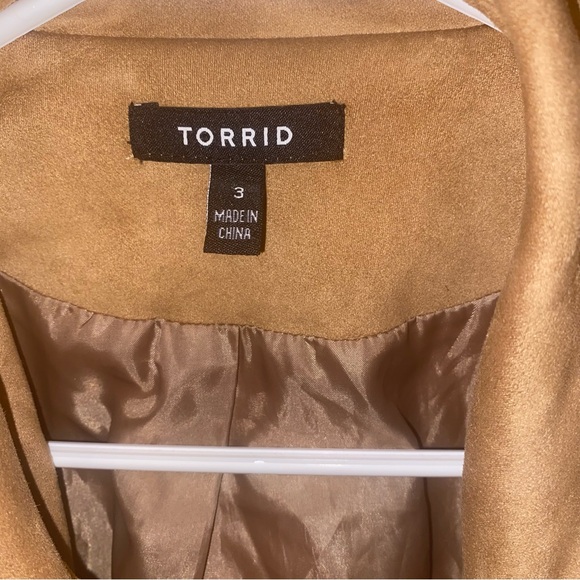 Torrid Light Brown Leather Jacket - Picture 2 of 4